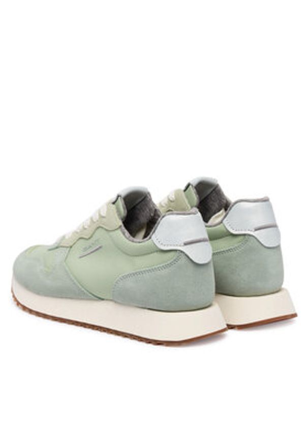 GANT - Gant Sneakersy 30533841 Zielony. Kolor: zielony. Materiał: skóra, zamsz