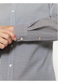 Jack & Jones - Jack&Jones Koszula Matheo 12261090 Szary Slim Fit. Kolor: szary. Materiał: syntetyk, bawełna