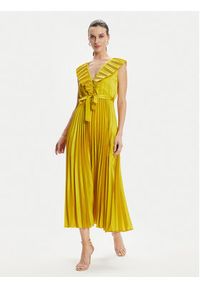 Dixie Sukienka wieczorowa A319J044 Żółty Regular Fit. Kolor: żółty. Materiał: syntetyk. Styl: wizytowy #4