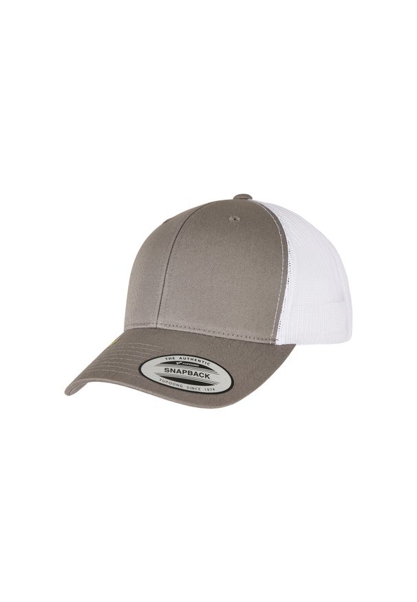 Czapka Urban Classics yp classics recyclable retro 2-tone. Kolor: szary, wielokolorowy, biały. Styl: retro