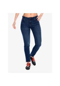 Spodnie damskie Black Diamond Crag Denim. Kolor: niebieski. Materiał: denim
