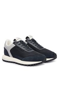 Emporio Armani Sneakersy EM004839 AF24321 MB617 Granatowy. Kolor: niebieski. Materiał: materiał #3