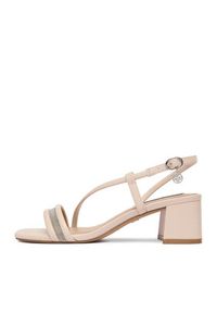 Nine West Sandały EO-LS505187-13 Beżowy. Kolor: beżowy. Materiał: materiał #4
