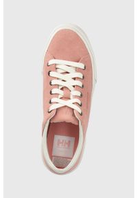 Helly Hansen sneakersy zamszowe kolor różowy. Nosek buta: okrągły. Zapięcie: sznurówki. Kolor: różowy. Materiał: zamsz #4