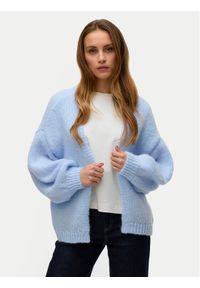 Vero Moda Kardigan Maybe 10273101 Błękitny Oversize. Kolor: niebieski. Materiał: syntetyk #1