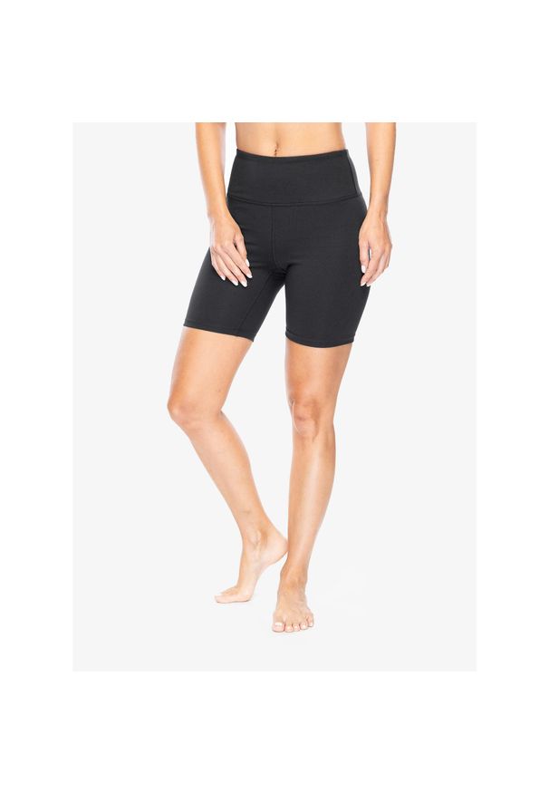 Spodenki treningowe damskie Under Armour Campus 7in Shorts. Kolor: czarny