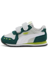 Adidasy Puma Cabana Racer Sl 20 V Inf, Dzieci. Okazja: na uczelnię. Kolor: zielony. Materiał: syntetyk, materiał. Sport: turystyka piesza, joga i pilates