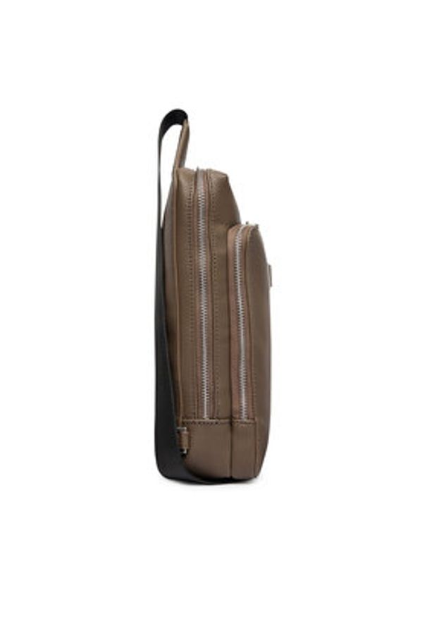 Guess Saszetka HMMISA P5226 Brązowy. Kolor: brązowy. Materiał: skóra
