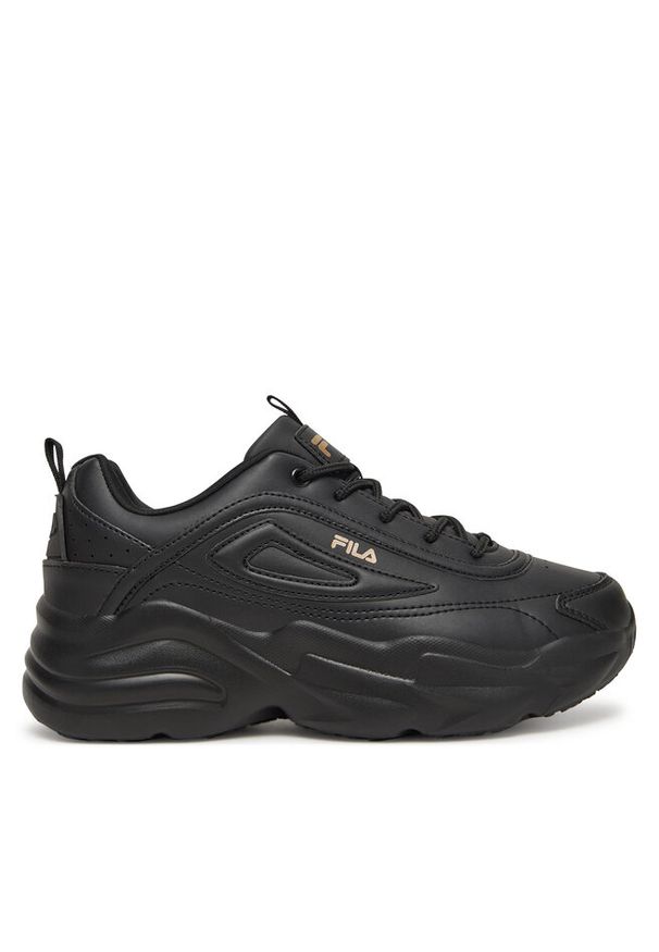 Sneakersy Fila. Kolor: czarny. Obcas: na platformie
