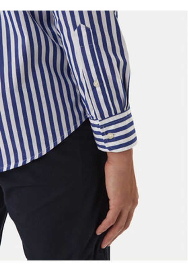 TOMMY HILFIGER - Tommy Hilfiger Koszula MW0MW42440 Niebieski Regular Fit. Kolor: niebieski. Materiał: bawełna