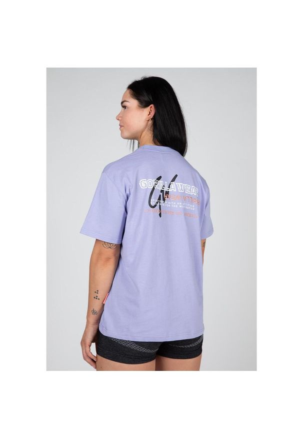 GORILLA WEAR - Medina Duże rozmiary Koszulka ilac. Kolor: fioletowy. Sport: fitness