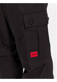 Hugo Spodnie materiałowe Garlo233 10250557 Czarny Regular Fit. Kolor: czarny. Materiał: bawełna