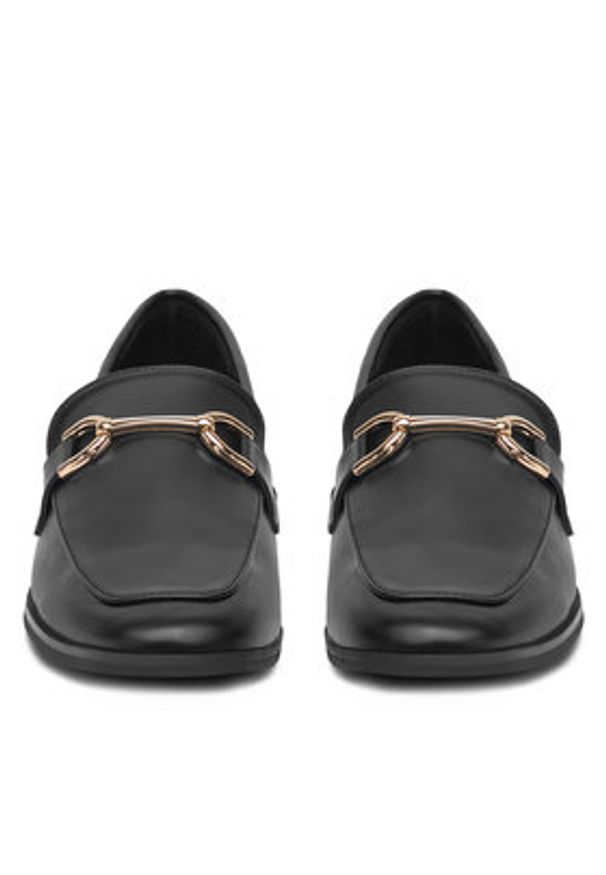 DeeZee Loafersy DXF26165-231001 Czarny. Kolor: czarny. Materiał: skóra