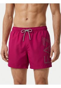 EA7 Emporio Armani Szorty kąpielowe 7M002001 AF14497 MA090 Różowy Regular Fit. Kolor: różowy. Materiał: syntetyk #1