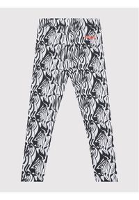 Fila Legginsy Bromberg FAT0084 Biały Slim Fit. Kolor: biały. Materiał: bawełna