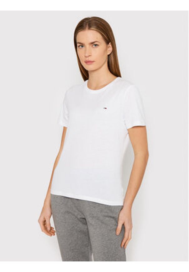 Tommy Jeans Komplet 2 t-shirtów Soft DW0DW11459 Kolorowy Regular Fit. Materiał: bawełna. Wzór: kolorowy