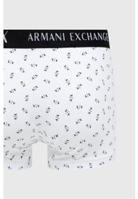 Armani Exchange bokserki 2-pack męskie kolor biały. Kolor: biały. Materiał: materiał #3