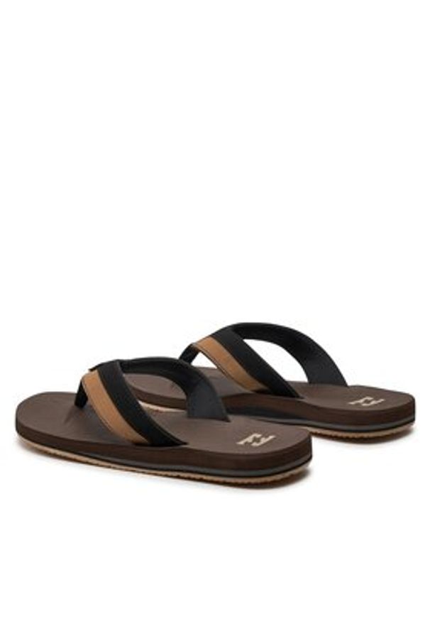 Billabong Japonki All Day Impact MFOT1BAD Brązowy. Kolor: brązowy. Materiał: skóra
