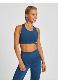 Damski biustonosz sportowy Hummel MT Grace. Kolor: niebieski. Sport: fitness