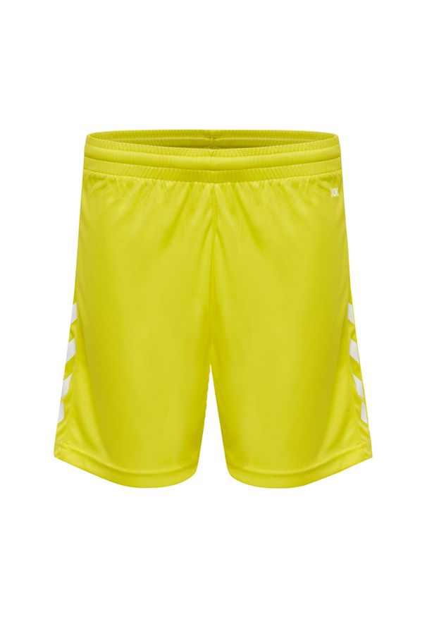 Spodenki piłkarskie dziecięce Hummel Core XK Kids Poly Shorts. Kolor: żółty. Sport: piłka nożna