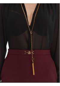 Elisabetta Franchi Bluzka CA-133-57E2-V400 Czarny Regular Fit. Kolor: czarny. Materiał: syntetyk #5