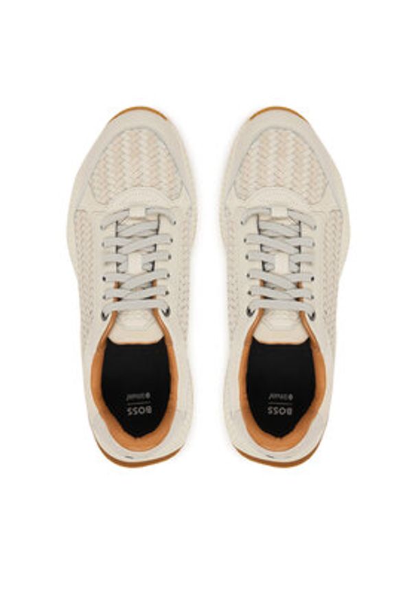BOSS Sneakersy Ttnm Evo 50563946 Biały. Kolor: biały. Materiał: skóra