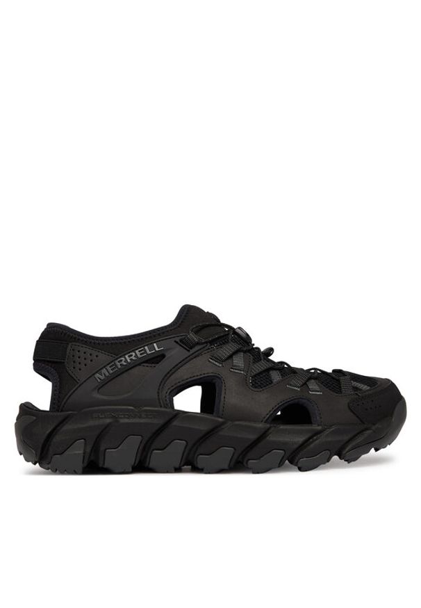 Merrell Sandały Maipo Explorer Sieve J038025 Czarny. Kolor: czarny. Materiał: skóra