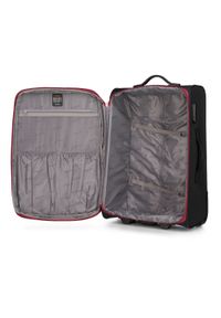 Wittchen - Średnia miękka walizka dwukolorowa. Kolor: wielokolorowy, czarny, czerwony. Materiał: poliester #7