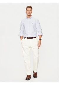 TOMMY HILFIGER - Tommy Hilfiger Koszula MW0MW36238 Niebieski Regular Fit. Kolor: niebieski. Materiał: bawełna #4