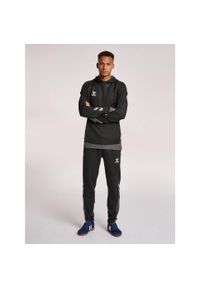 Bluza do piłki ręcznej męska Hummel hml LEAD poly z kapturem. Typ kołnierza: kaptur. Kolor: czarny. Materiał: materiał. Sport: fitness #2