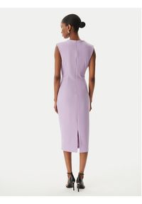 Rinascimento Sukienka koktajlowa CFC0123769003 Fioletowy Regular Fit. Kolor: fioletowy. Materiał: syntetyk. Styl: wizytowy #5