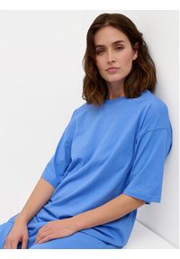 Kaffe Sukienka codzienna Edna 10507351 Niebieski Loose Fit. Okazja: na co dzień. Kolor: niebieski. Materiał: bawełna. Typ sukienki: proste. Styl: casual #5