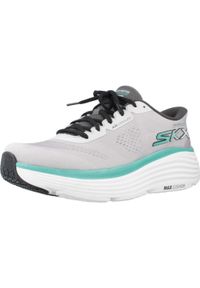 skechers - Buty SKECHERS MAX CUSHIONING END Szary. Kolor: szary. Materiał: syntetyk, tkanina. Model: Skechers Sport. Sport: turystyka piesza #1