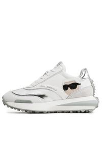 Karl Lagerfeld - KARL LAGERFELD Sneakersy KL62930N Biały. Kolor: biały. Materiał: skóra #3