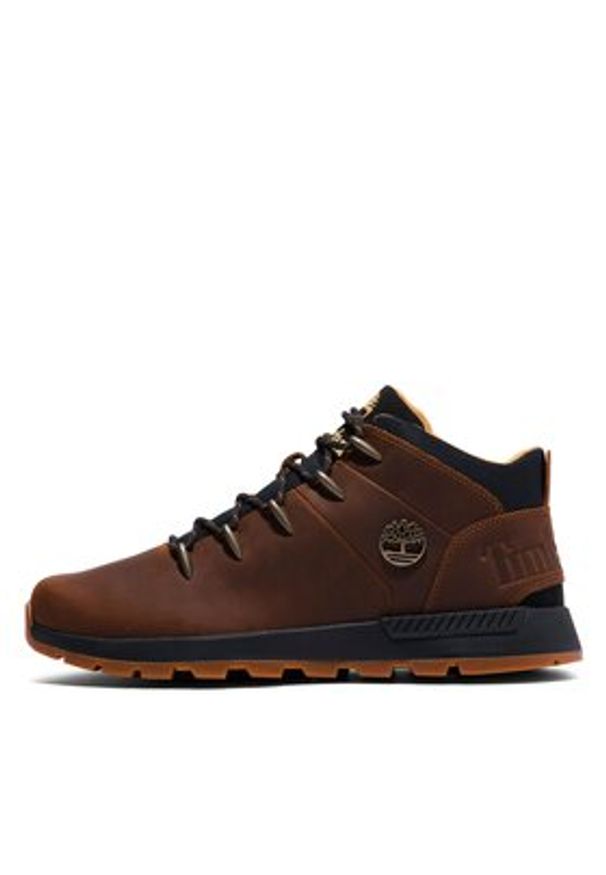 Timberland Sneakersy Sprint Trekker Mid TB0A67TG9431 Brązowy. Kolor: brązowy. Materiał: skóra. Sport: bieganie