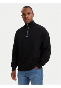 Hugo - HUGO Bluza Neeler 50522367 Czarny Regular Fit. Kolor: czarny. Materiał: bawełna #1