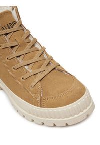 Palladium Trapery 74353-252-M Brązowy. Kolor: brązowy. Materiał: zamsz, skóra #6