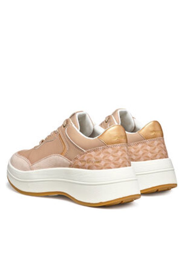 Geox Sneakersy D Spherica Ecub-3 D46WTD 05422 C8191 Różowy. Kolor: różowy. Materiał: skóra