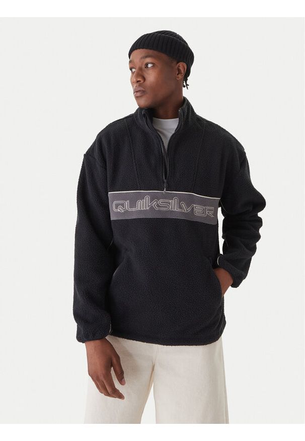 Quiksilver Bluza EQYPF03064 Czarny Regular Fit. Kolor: czarny. Materiał: syntetyk