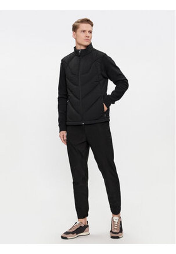 BOSS - Boss Kamizelka V_Titanium 50504776 Czarny Regular Fit. Kolor: czarny. Materiał: syntetyk