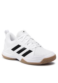 Adidas - adidas Buty halowe Ligra 7 Kids FZ4680 Biały. Kolor: biały. Materiał: materiał #7