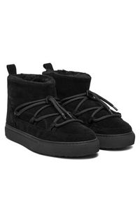Inuikii Śniegowce Classic Low 2001.001.0021 Czarny. Kolor: czarny. Materiał: zamsz, skóra