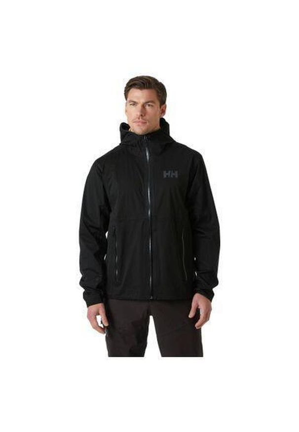 Kurtka przeciwdeszczowa męska Helly Hansen Momentum 3L Stretch. Kolor: czarny