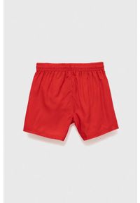 Pepe Jeans szorty kąpielowe dziecięce kolor czerwony z nadrukiem. Kolor: czerwony. Materiał: tkanina. Wzór: nadruk #3