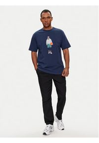 New Balance T-Shirt Basketball Style MT41578 Granatowy Relaxed Fit. Kolor: niebieski. Materiał: bawełna #2