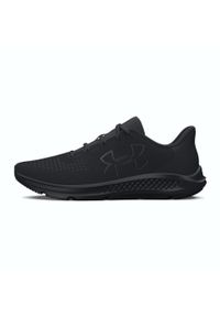 Buty do biegania męskie Under Armour Charged Pursuit 3. Zapięcie: sznurówki. Kolor: czarny. Materiał: guma, materiał, tkanina, syntetyk. Szerokość cholewki: normalna