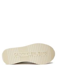 Calvin Klein Jeans Sneakersy Runner Low Lace Mix Ml Btw YW0YW01436 Biały. Kolor: biały. Materiał: materiał #5
