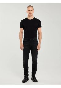 Big-Star - Jeansy męskie czarne Terry Carrot 956. Kolor: czarny. Styl: klasyczny, elegancki #6