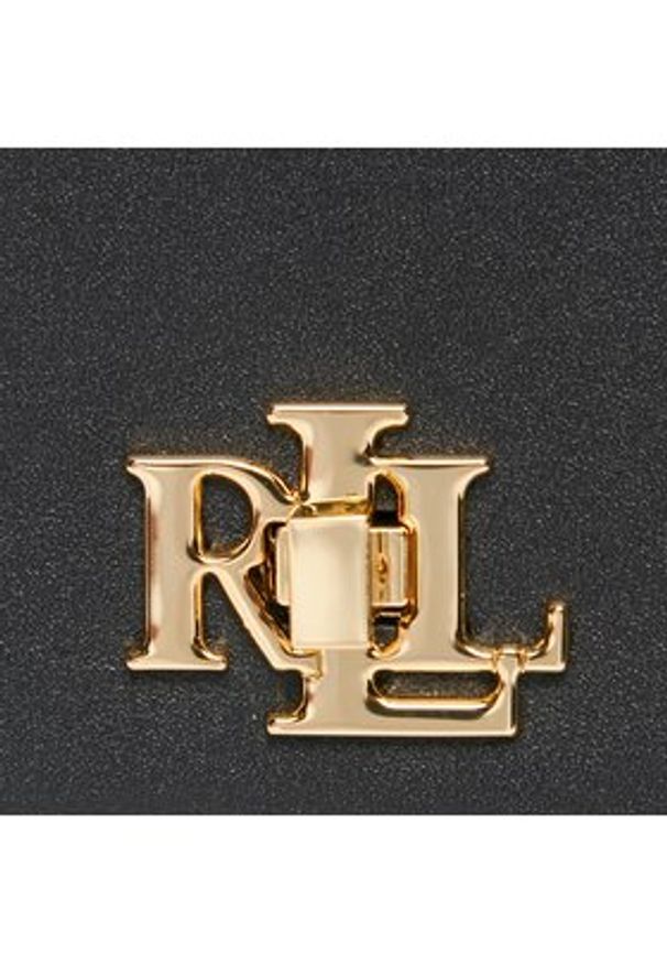 Lauren Ralph Lauren - LAUREN RALPH LAUREN Portfel 432915377001 Czarny. Kolor: czarny. Materiał: skóra