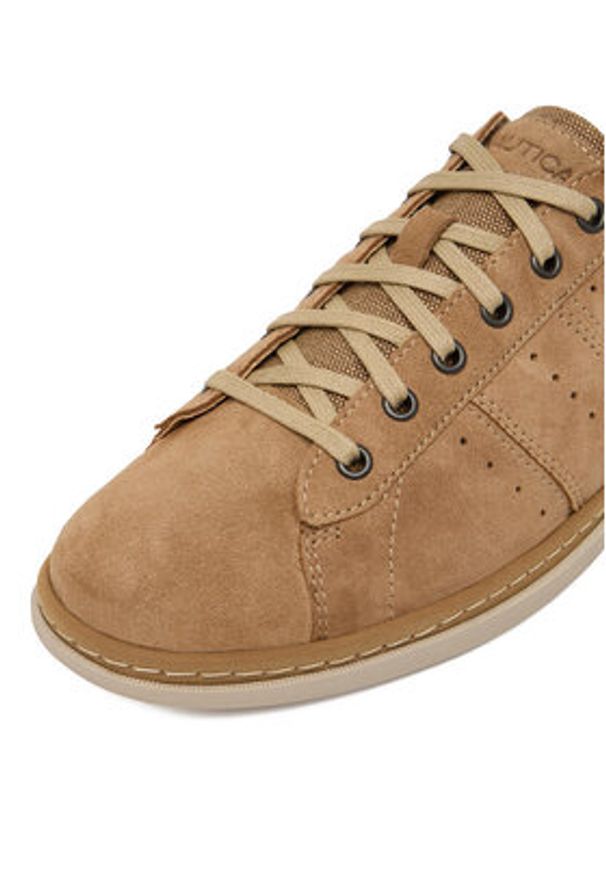 Nautica Sneakersy CEO-VITO-31 MB Beżowy. Kolor: beżowy. Materiał: skóra, zamsz